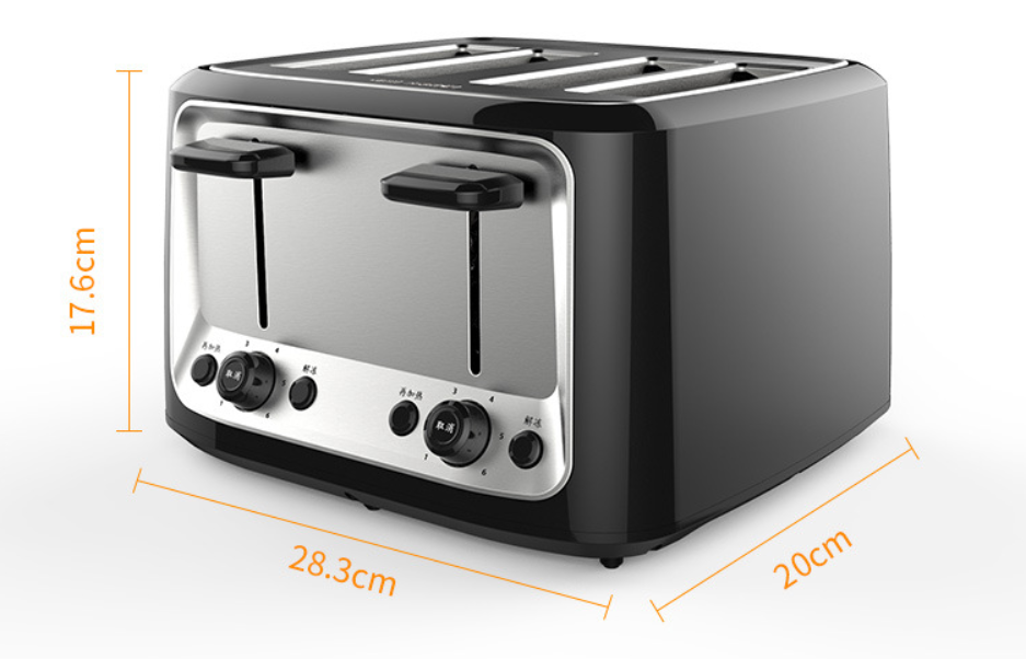 Multi-functional Toaster Four Slot