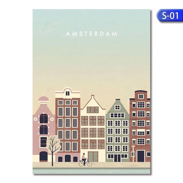 Home Decor, Travel Poster, Canvas Paintings