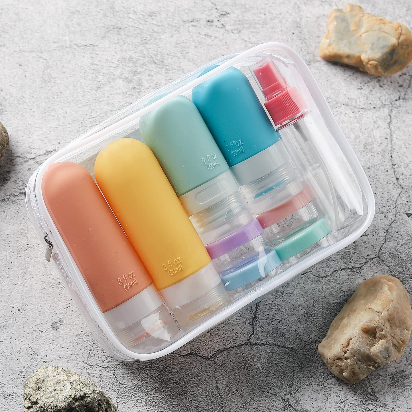 Storage Container Travel Bottles Set
