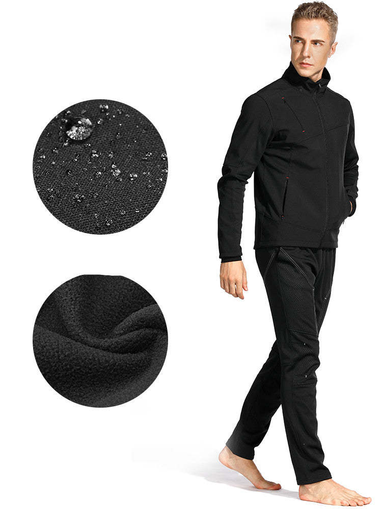 Fleece Long-Sleeved Cycling Jacket