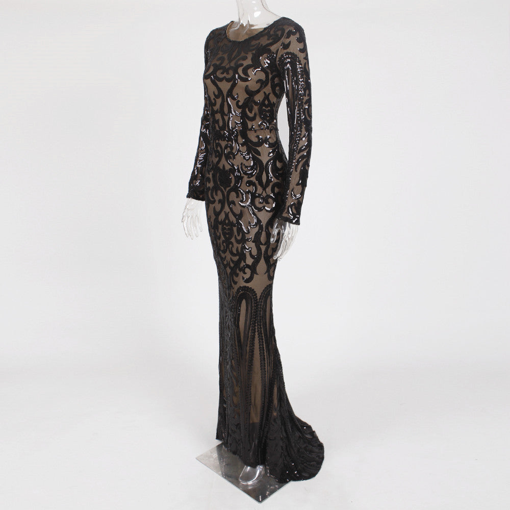 Sexy Long Sequin Gown