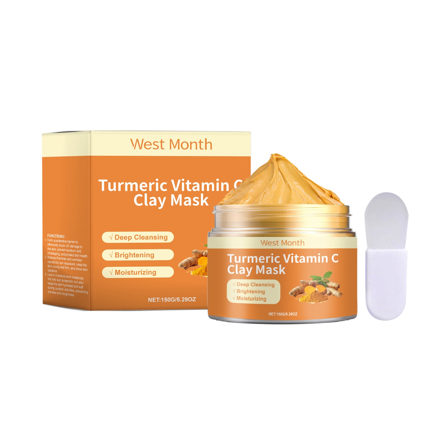Skincare Turmeric with Vitamin C, Clay Mask