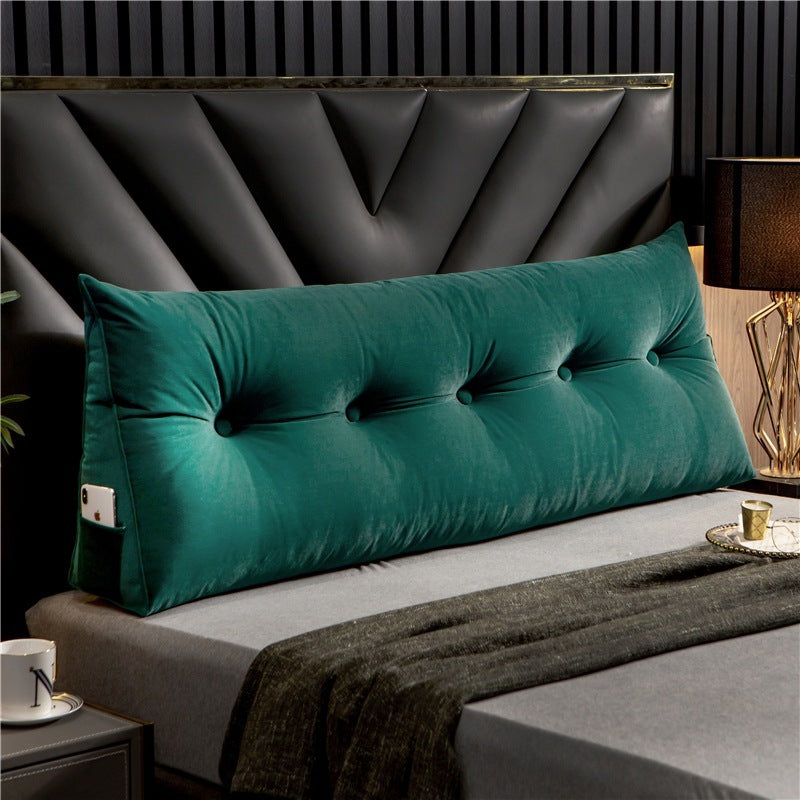 Scandinavian/Nordic Cushion Velvet, Bedroom Headboard Backrest, Large Pillow.