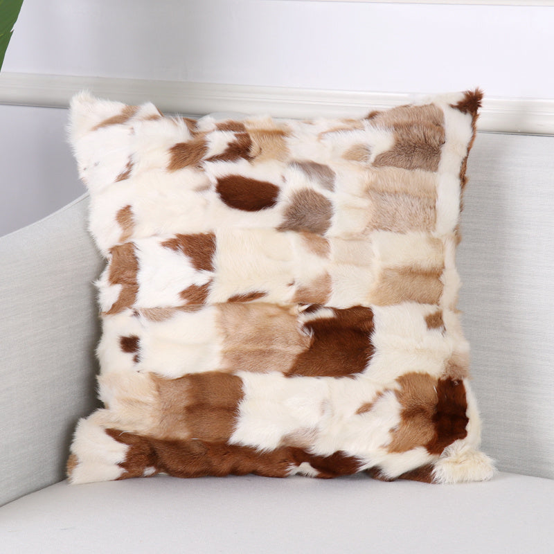 Luxury Leather Sofa Pillow