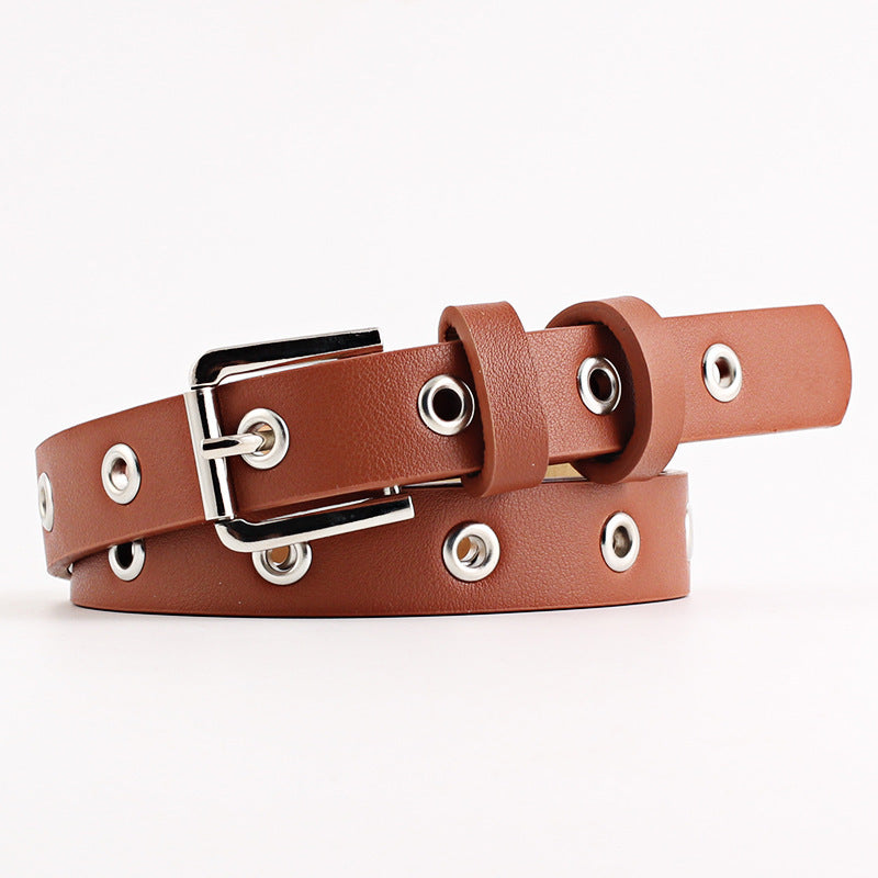 Women's Eye Pin Style, Buckle Belt