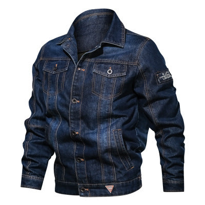 Men's Denim Jacket,  Multi-Pocket Jacket