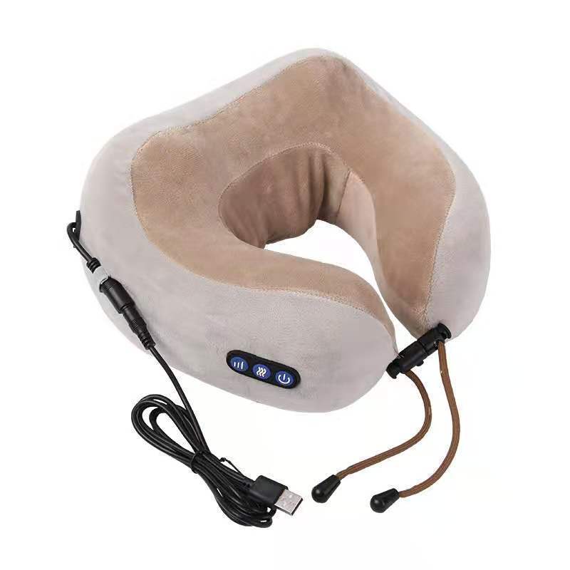U Shaped Pillow/Neck Massage Device, Shoulder, Back Massager, Body Relaxation.