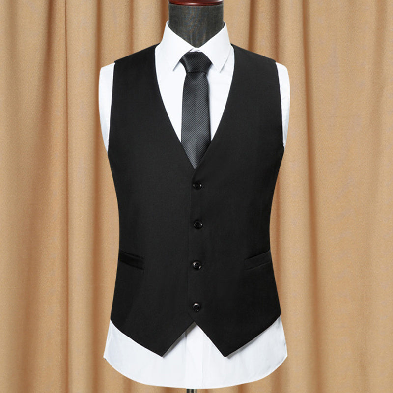 British Style, Double-Breasted, Suit Vest for Young Adult.