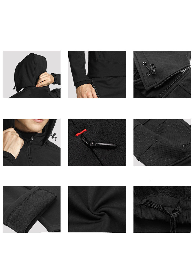 Fleece Long-Sleeved Cycling Jacket