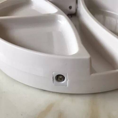 Make-Up White Foldable Vanity Mirror With Light