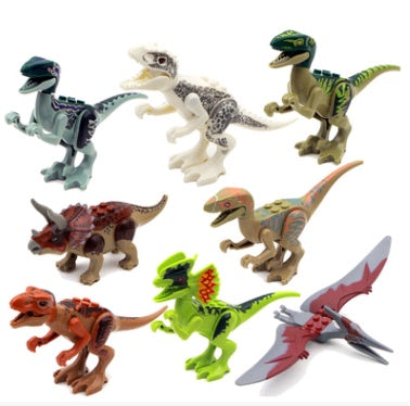 Teaching History Fun. Mini Dinosaur Figures, Kids Toys.