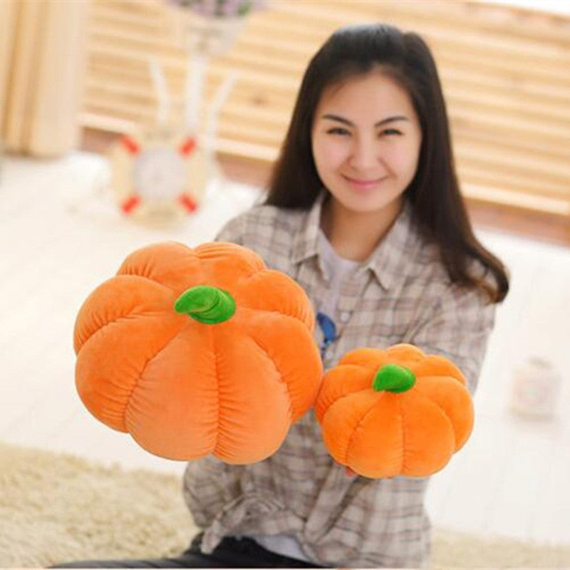 Plush Halloween Pumpkin Shape Soft  Pillow.  Gift Idea.