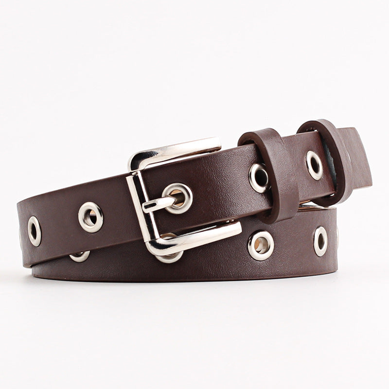 Women's Eye Pin Style, Buckle Belt