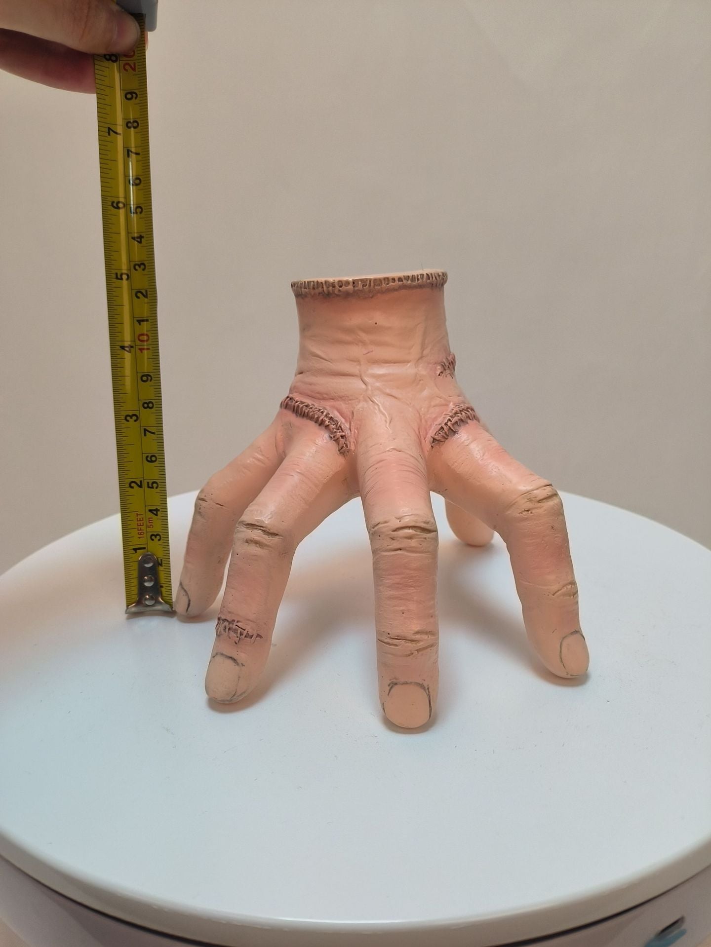 Halloween Decor: A Single Hand.. Like portrayed by other personalities on media.  LaTeX Resin Craft Hand