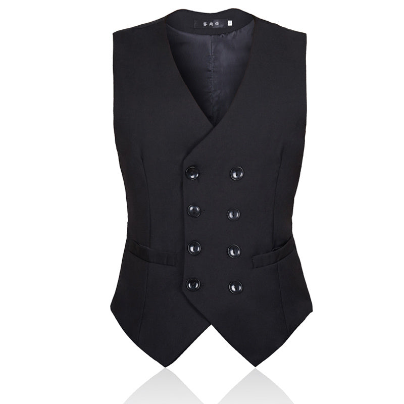 British Style, Double-Breasted, Suit Vest for Young Adult.