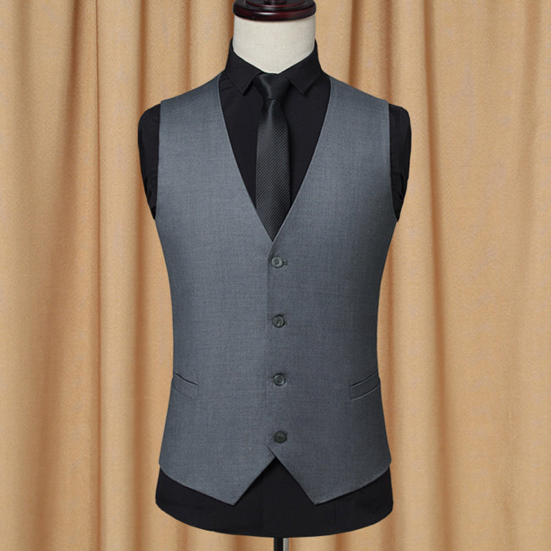 British Style, Double-Breasted, Suit Vest for Young Adult.
