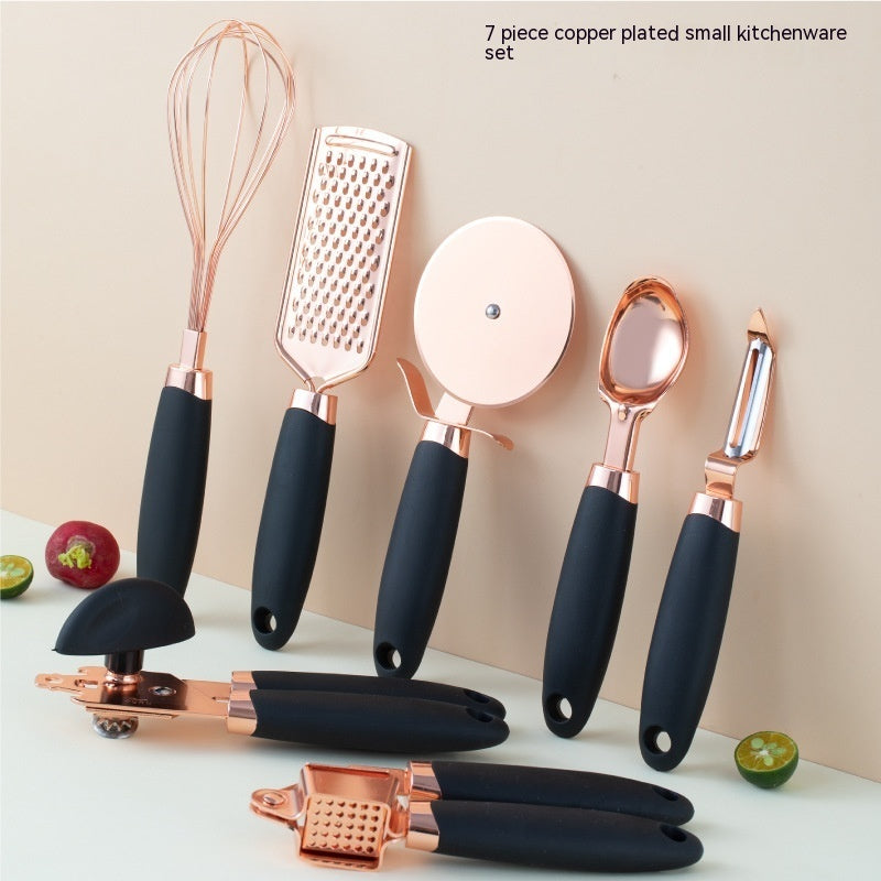Kitchen Peeler Gadge,t Copper Plating Set.