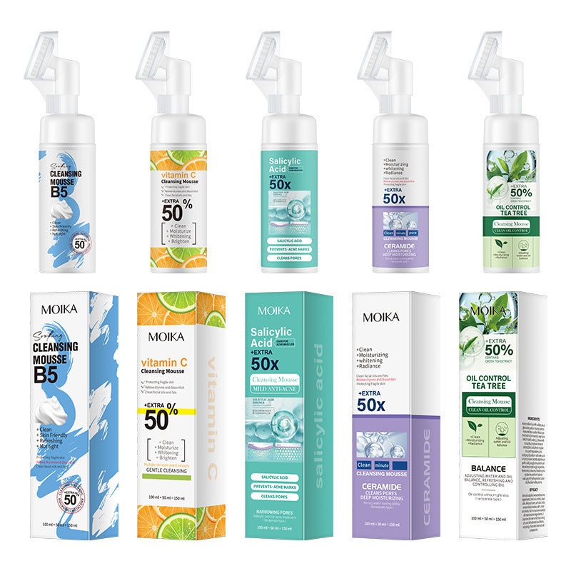 5 Types of Mousse Foam Facial Cleansers