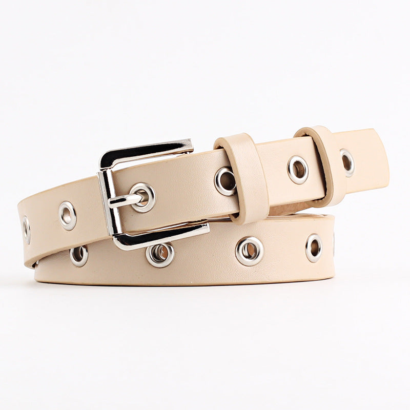 Women's Eye Pin Style, Buckle Belt