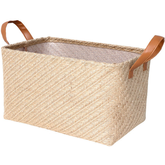 Baskets, Woven Hemp, 3 Different Sizes, 2 Colors, Storage Baskets.