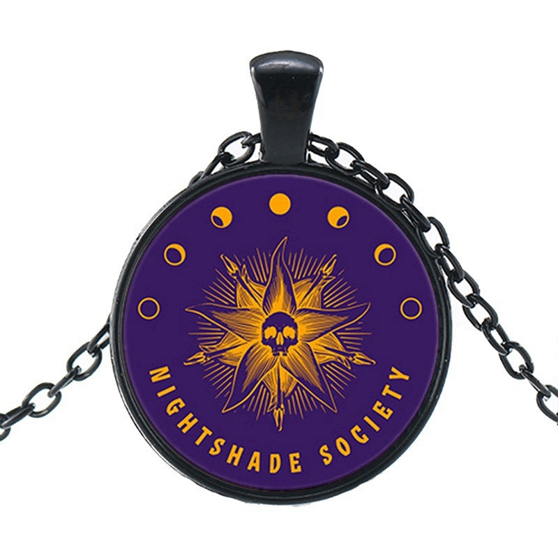 Punk Wednesday, Glass Dome Pendant Necklace.