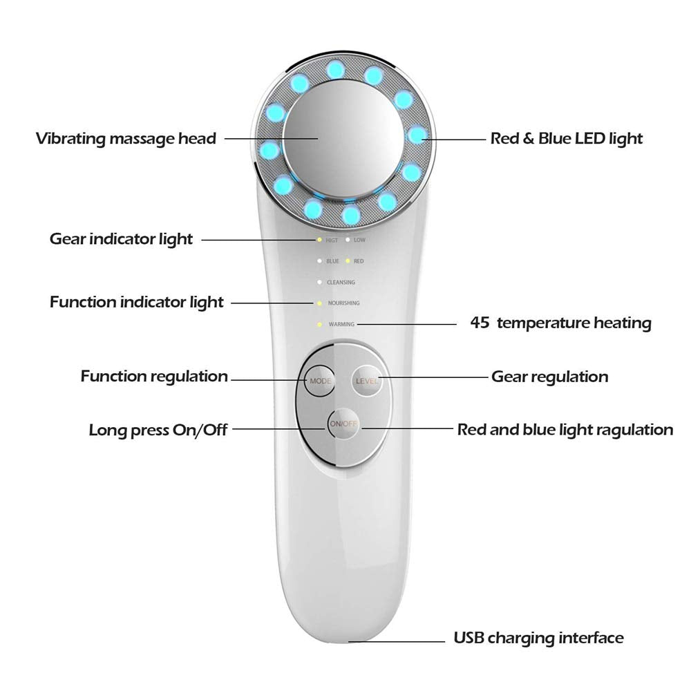 Portable Facial Massager - Deep Cleansing & Skin Care