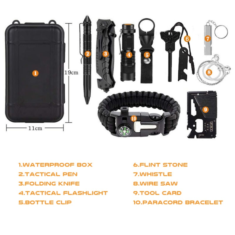 Outdoor Multifunctional Survival Tool Set