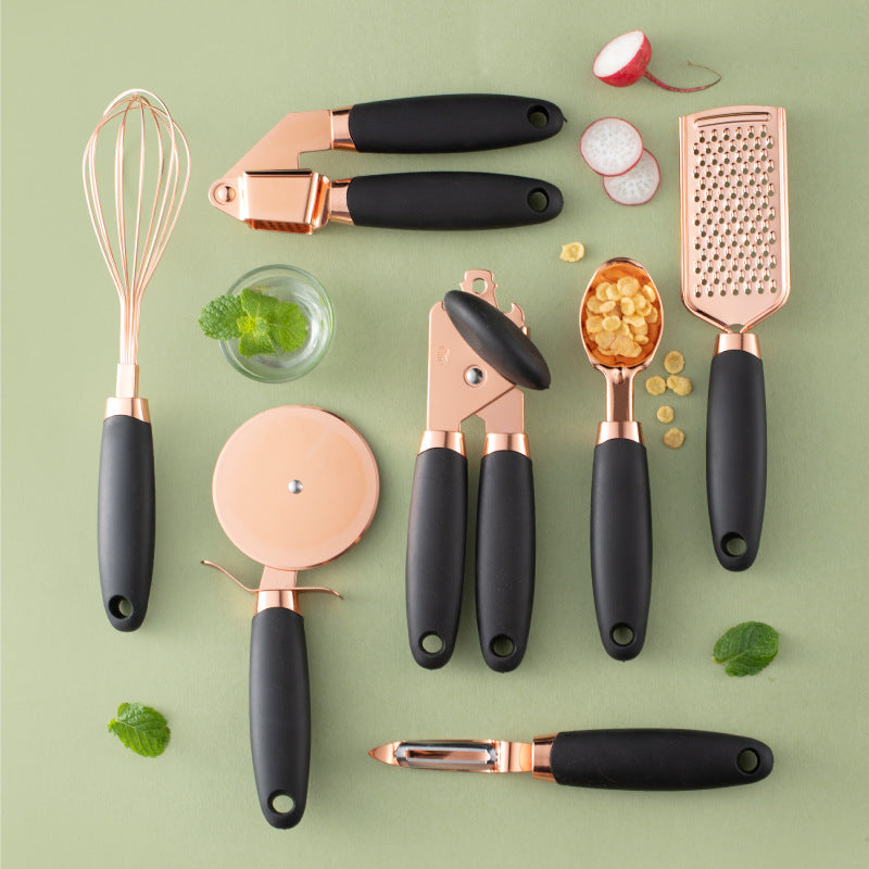 Kitchen Peeler Gadge,t Copper Plating Set.