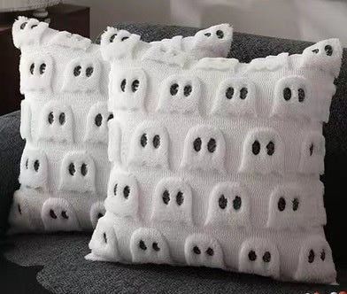 Friendly Ghosts Decor Pillow Covers, Plush Living Room Sofa, Cushion Covers