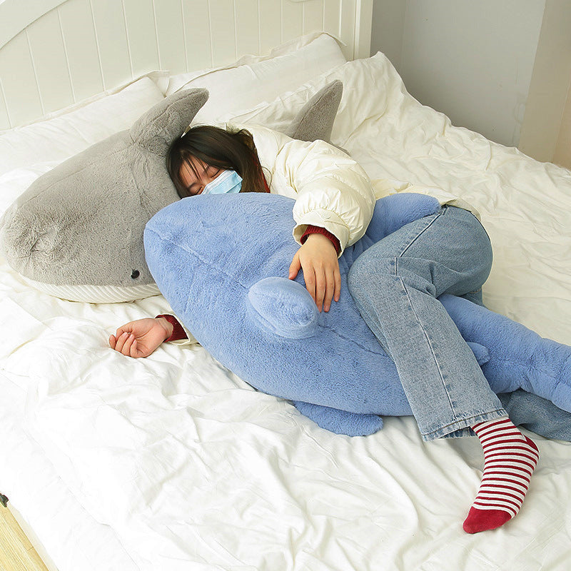 Shark Throw Pillow and Plush Toy Doll