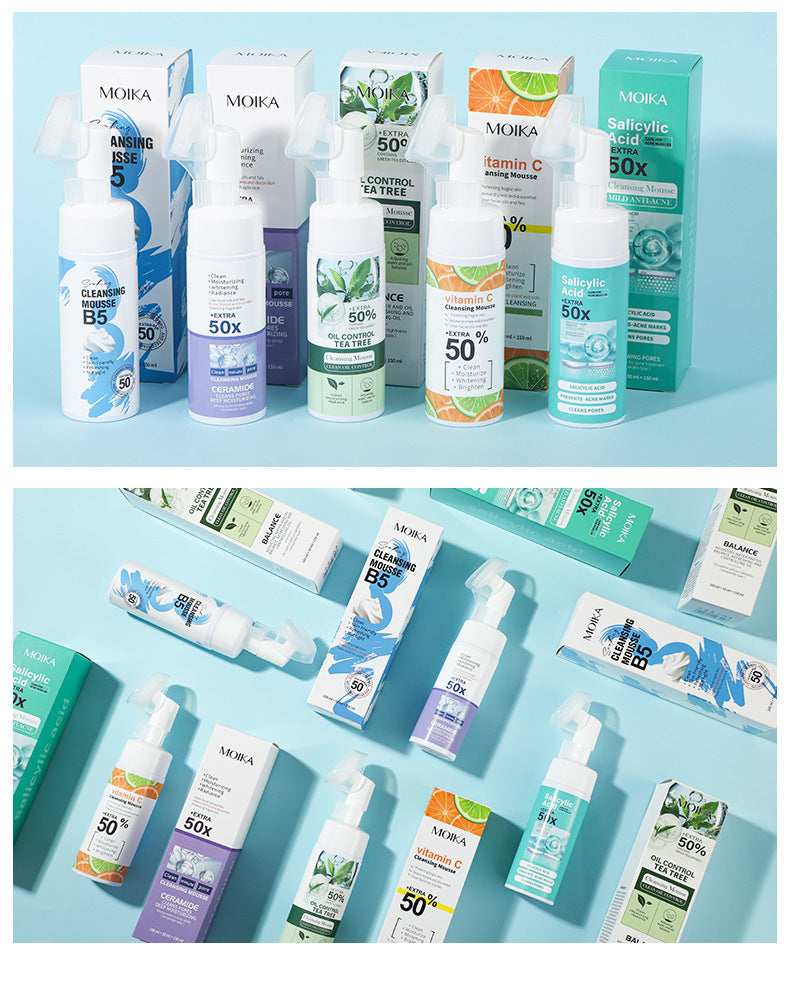 5 Types of Mousse Foam Facial Cleansers