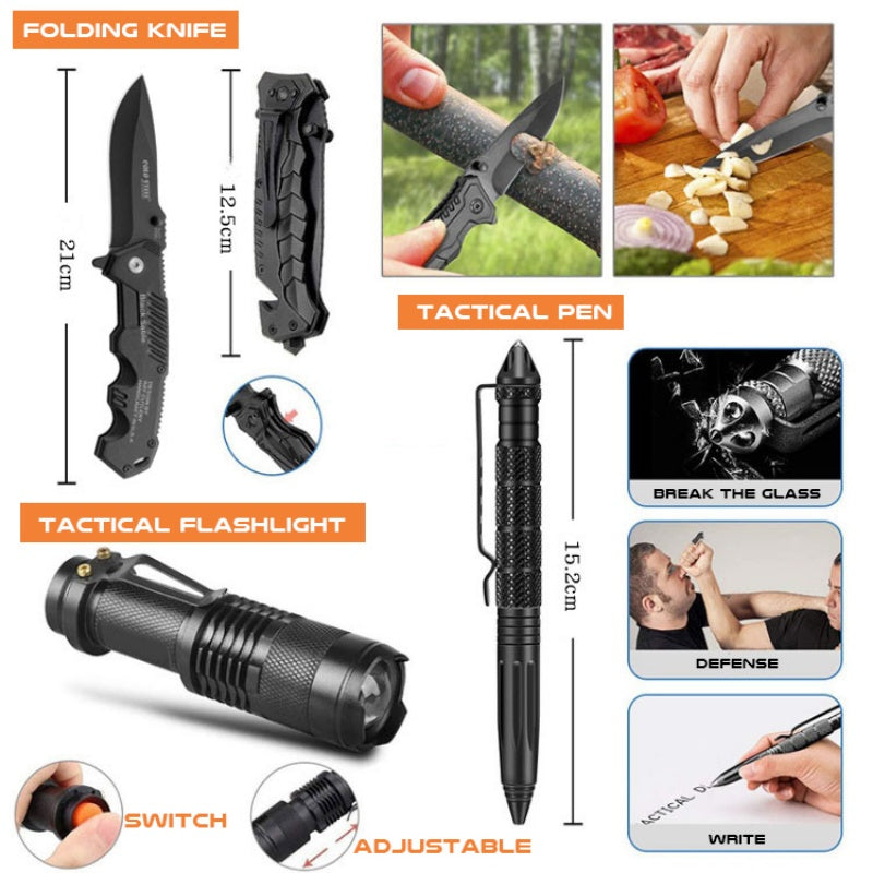 Outdoor Multifunctional Survival Tool Set