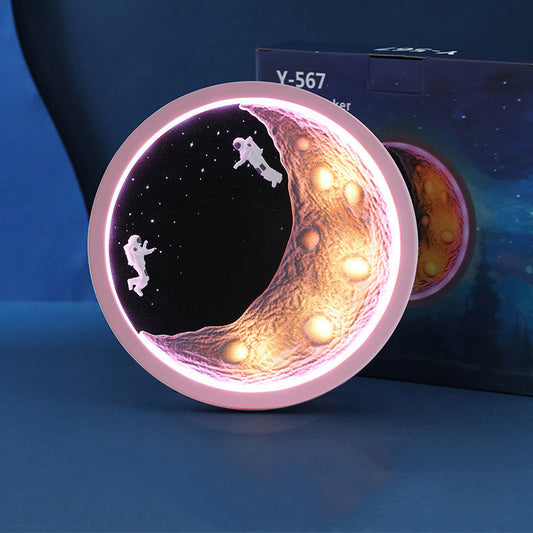 Moon Astronaut Image, Wireless Bluetooth Speaker, Home Decor