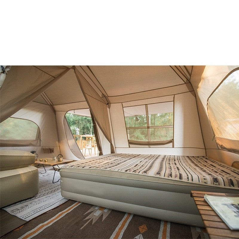 Large 2 Bdrm.,+ 1 Living Space, Big Tent, Outdoor Camping, Waterproof, Sunproof.