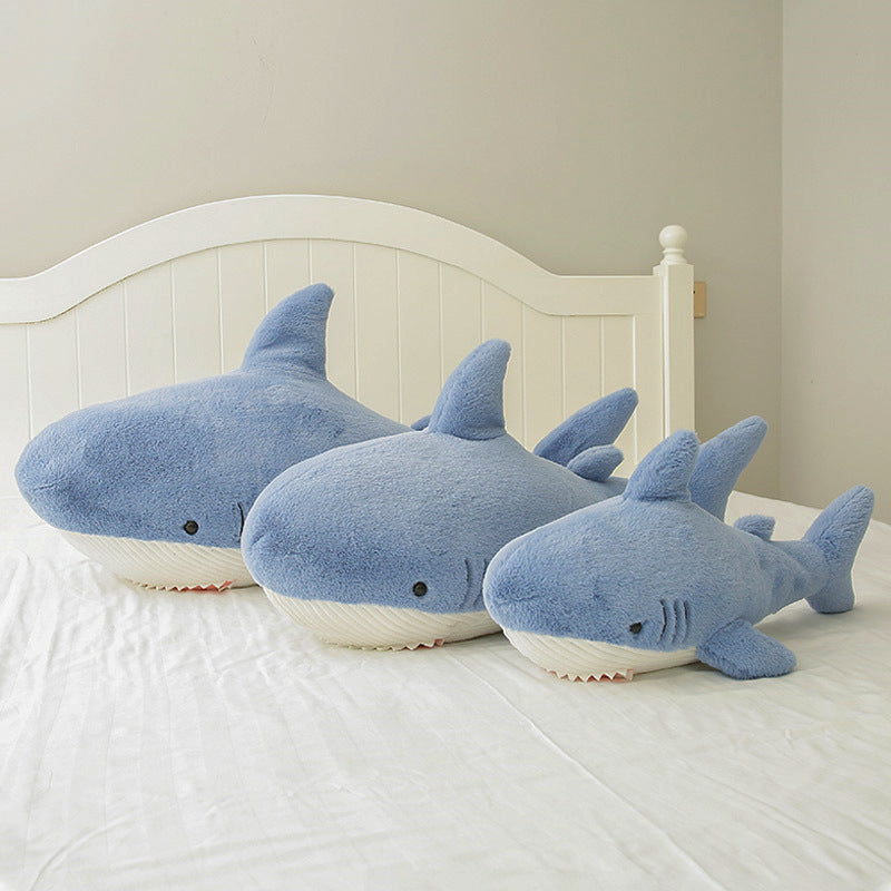 Shark Throw Pillow and Plush Toy Doll