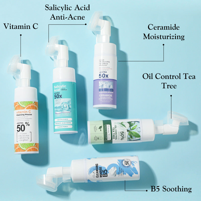 5 Types of Mousse Foam Facial Cleansers