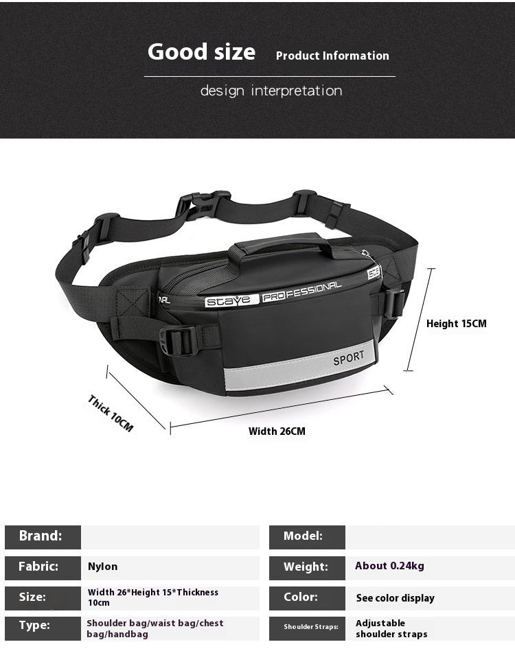 Fashion Hip Bag, Phone Bag, Outdoor Running, Sports Bag.