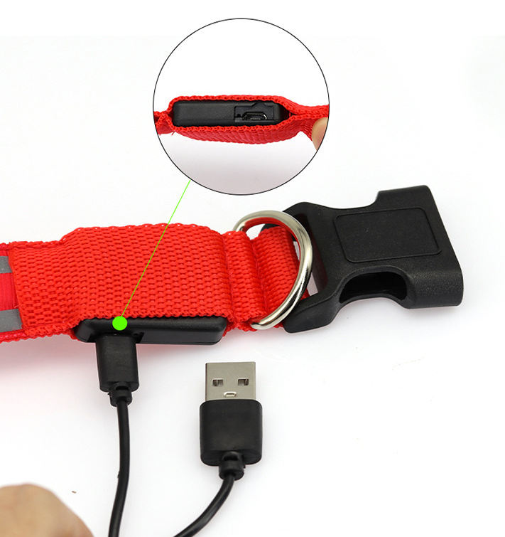 Anti-LOST Pet/Dog, LED Luminous Pet/Dog Collar