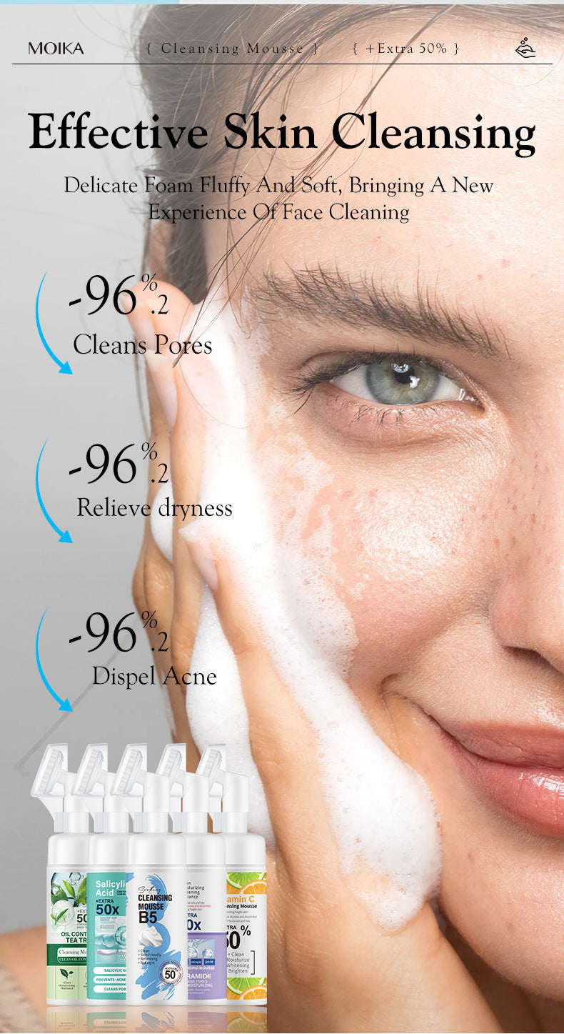 5 Types of Mousse Foam Facial Cleansers