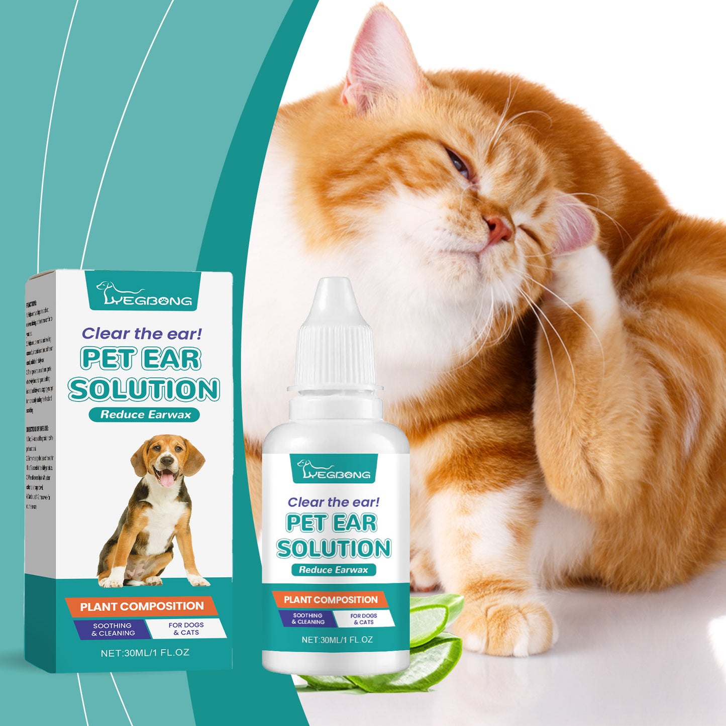 Pet Cleaning And Decontamination Ear Wash