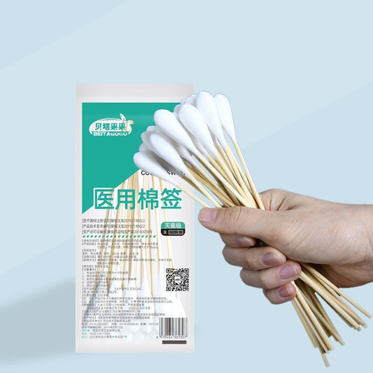 Medical Large Cotton Swab with Big Head, and are Disposable.