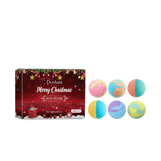 Christmas Themed Fragrance Moisturizing Bath Balls
