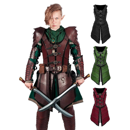 Medieval Renaissance Leather Armor, Warrior Costumes.