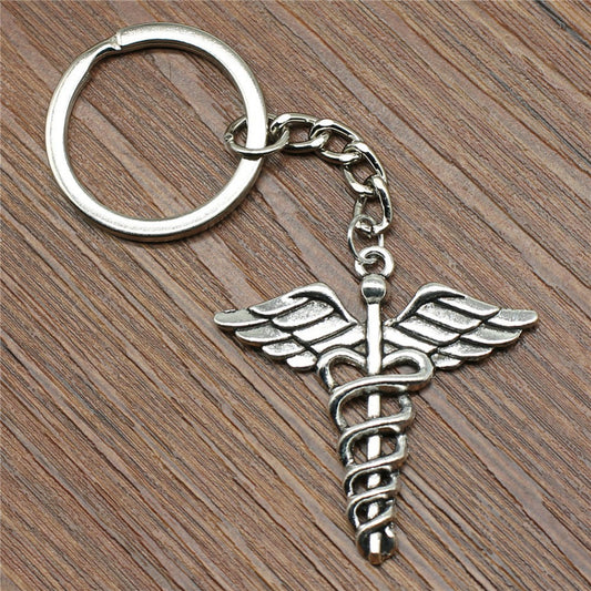 Jewelry, Silver Key Chain, Congratulation, Gift For Medical Students