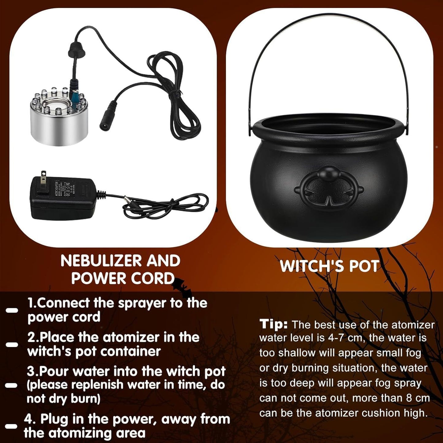 Seasonal Smoking Witches Cauldron.