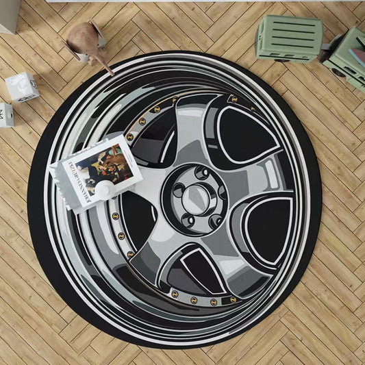 Velvet, Round Carpet (Various Designs)