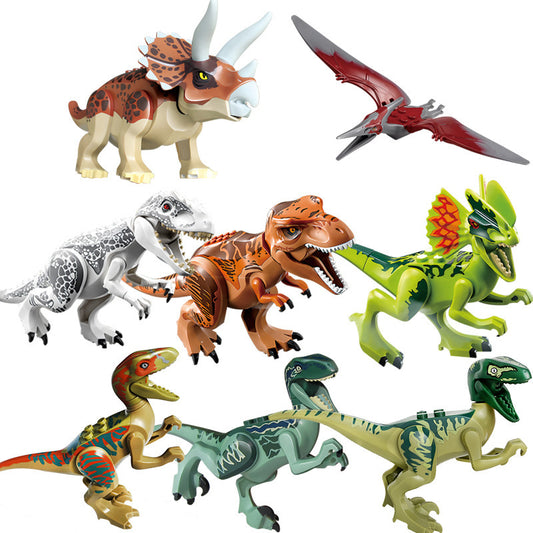 Teaching History Fun. Mini Dinosaur Figures, Kids Toys.