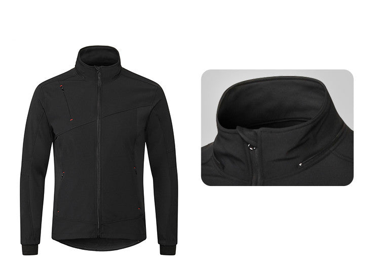 Fleece Long-Sleeved Cycling Jacket