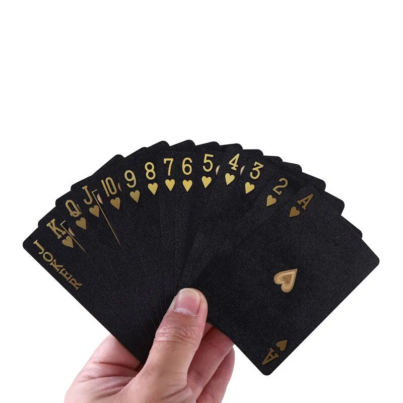 Black Gold Game Playing Cards