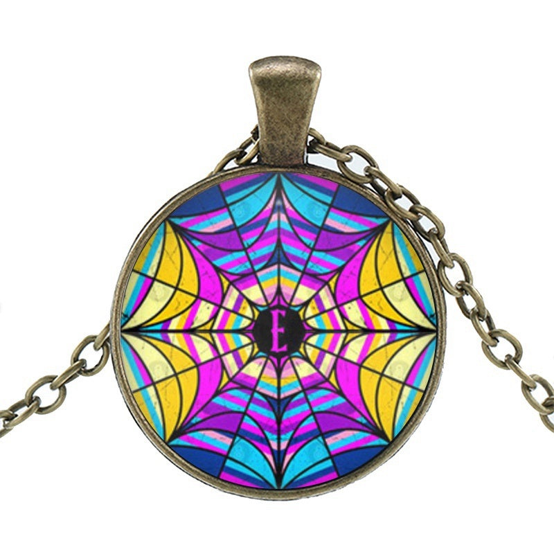 Punk Wednesday, Glass Dome Pendant Necklace.